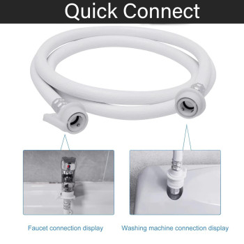 Portable Washing Machine Hoses Suitable For Twin Tub Washing Machine Mini Washing Machine Quick Connect Pvc 984Ft3 Meter