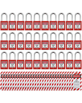 Lockout Tagout Locks Safety Padlock Loto Locks Keyed Differently Lock Out Tag Out 30 Pcs Safety Padlocks Plastic With 30 Locko