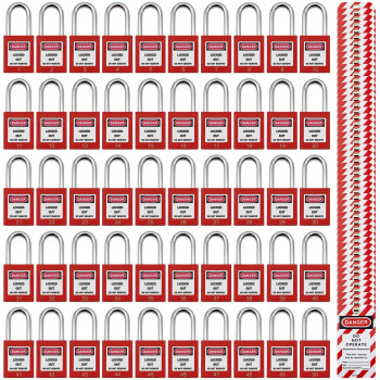 Lockout Tagout Locks Safety Padlock Loto Locks Keyed Differently Lock Out Tag Out 50 Pcs Safety Padlocks Plastic With 50 Locko