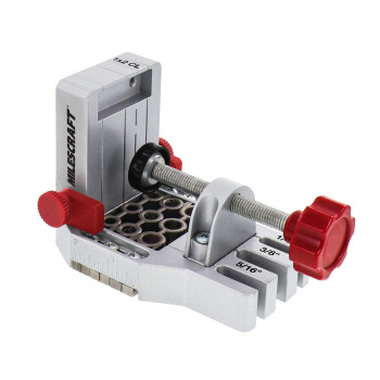 Milescraft 1334 Joint Master Selfclamping Aluminum Doweling Jig Creates Edge Corner And Surface Joints Includes Centering