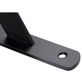 10 Inch Shelf Brackets Heavy Duty Black Metal L Bracket For Diy Floating Shelf 4 Pack 10L X 6H