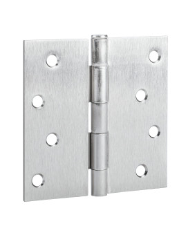 Goldenwarm 12 Pack Nickel Door Hinges Goldenwarm 4Inch X 4 Inch Door Hinges Brushed Nickel Door Hardware Satin Nickel Iron Door