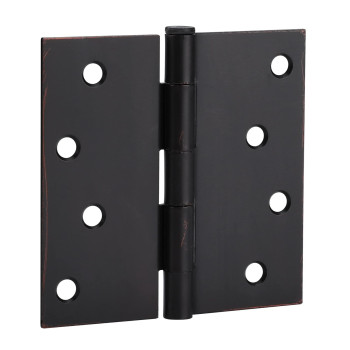 Goldenwarm 12 Pack Interior And Exterior Door Hinges Oil Rubbed Bronze Door Hinges 4 Inch X 4 Inch Door Hinges With Square Corne