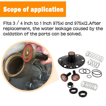 341 Complete Repair Kit Fits Replace For Zurn Wilkins 975Xl And 975Xl2 Replacement