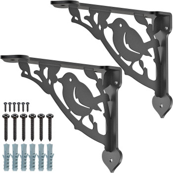 Seleware Bird Shelves Brackets Heavy Duty Shelf Brackets Wall Shelf Brackets Metal Corner Brackets 8 X 7 Corner Brace Har