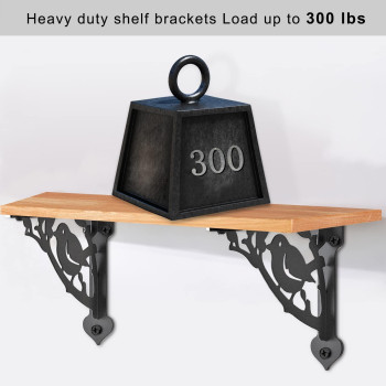 Seleware Bird Shelves Brackets Heavy Duty Shelf Brackets Wall Shelf Brackets Metal Corner Brackets 8 X 7 Corner Brace Har