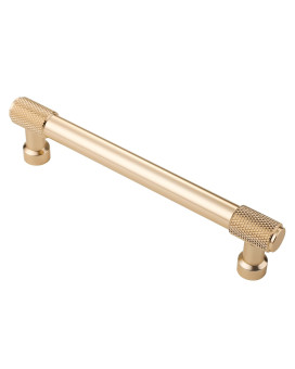 Alzassbg 10 Pack Gold Cabinet Pulls 5 Inch128Mm Hole Centers Kitchen Hardware Knurled Cabinet Handles For Cabinets And Drawer