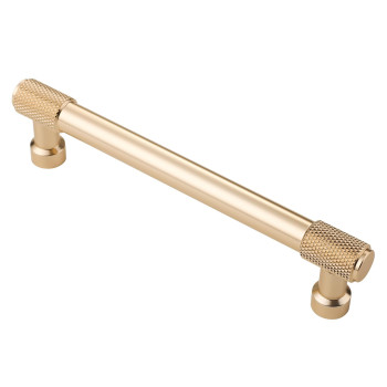 Alzassbg 10 Pack Gold Cabinet Pulls 5 Inch128Mm Hole Centers Kitchen Hardware Knurled Cabinet Handles For Cabinets And Drawer