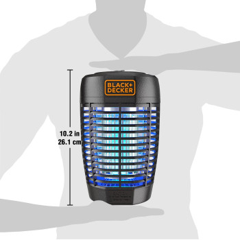 Blackdecker Bug Zapper Mosquito Repellent Outdoor Fly Traps For Indoors Mosquito Killer Fly Zapper Gnat Moth Traps Fo