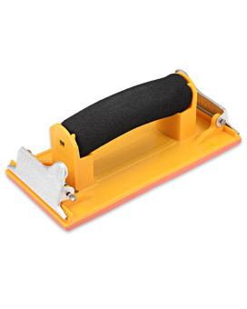 Hubaow Hand Sander Sandpaper Holder With Sponge Handle 7 X 35 Inch Manual Hand Sanding Block For Drywall Wood Metal Furniture