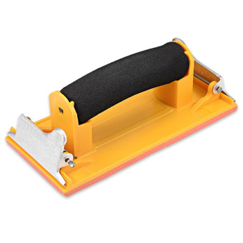 Hubaow Hand Sander Sandpaper Holder With Sponge Handle 7 X 35 Inch Manual Hand Sanding Block For Drywall Wood Metal Furniture