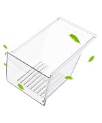 Hecasa 240343803 Ap2115895 240343801 Crisper Pan Bottom Compatible With Frigidaire Refrigerator Kenmore Crisper Bin Crisper Dr