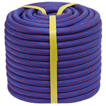 Crayza Double Braided Arborist Rope 12 In X 100 Ft Climbing Rope Polyester Rope 48 Strands For Tree Work Pulling Swing Sailin