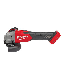 Milwaukee 288320 M18 Fuel Brushless Lithiumion 412 In 5 In Cordless Braking Grinder With Lockon Slide Switch With Onek