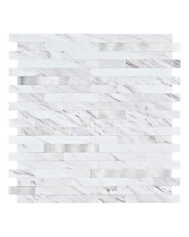 Midcard 10 Sheets Peel And Stick Backsplash Pvc Wall Tile For Kitchen Backsplash