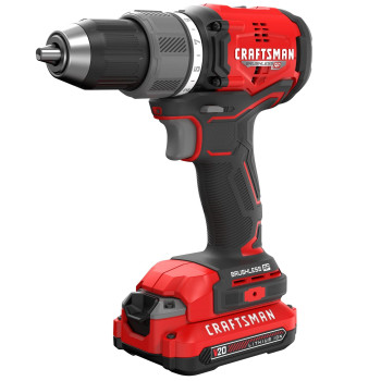 Craftsman Rp Cordless Drilldriver Kit With 2 Batteries And Charger Brushless Cmcd713C2