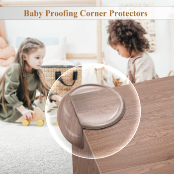 32 Pack Corner Guards Clear Corner Protectors Baby Proof Corner Guards Stop Child Head Injuries Tables Furniture Sharp Corner