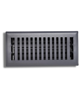 Sierra Grates 4 X 10 Contemporary Design Floor Register In Granite Grey Finish Vent Covers For Home Floor Decorative Ai