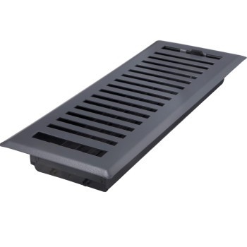 Sierra Grates 4 X 10 Contemporary Design Floor Register In Granite Grey Finish Vent Covers For Home Floor Decorative Ai