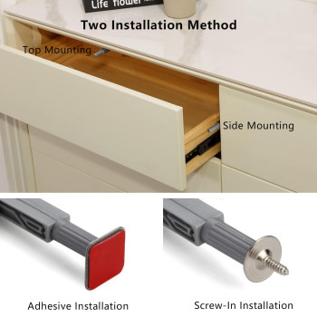 Redunest Push To Open Door Latch 5 Pack Magnetic Push Latches Adhesive Heavy Duty Touch Latch Hardware For Push To Open Magnet