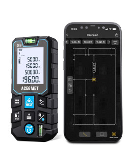 Laser Measurement Tool With Phone App Real Time Data Sharingfloor Plan Mapping Laser Tape Measure 229 Ft Laser Measure 116