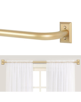 Gold Wrap Around Curtain Rods Gold Curtain Rods For Windows 28 To 48 Inch Adjustable Blackout Curtain Rod 1 Inch Room Darkening