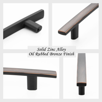 Askano 3 Inch Hole Centers Oil Rubbed Bronze Curved Bar Kitchen Cabinet Handle Caroline Pull Zp2204 Pack Of 10 Solid Hardwar