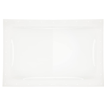 Recpro Rv Skylight Outer Dome 14 X 22 Universal Outer Skylight Bubble Style White