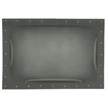 Recpro Rv Skylight Outer Dome 14 X 22 Universal Outer Skylight Bubble Style Smoke