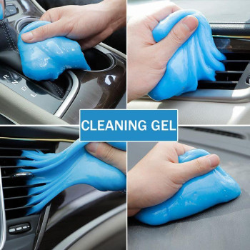 Wontolf Microfiber Car Duster Exterior Scratch Free Extendable Handle Wax Soft Hair Car Duster Brush Kit Auto Detailing Brush