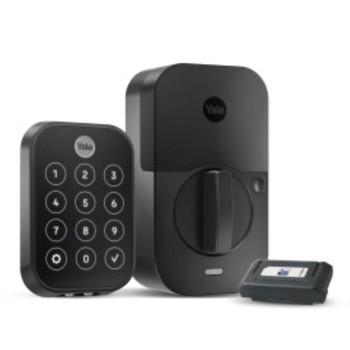 Yale Assure Lock 2 Touch With Zwave Zw3 Keyfree Touchscreen In Black