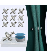 Koxxud Magnetic Curtain Closure Curtain Weights Magnets Clips With Tack Drapery Magnetic Holder Buckle To Hold Curtains Closed