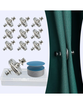 Koxxud Magnetic Curtain Closure Curtain Weights Magnets Clips With Tack Drapery Magnetic Holder Buckle To Hold Curtains Closed