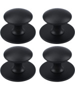 Morobor Adhesive Cabinet Knobs 4Pcs Selfstick Instant Kitchen Cabinet Knobs Drawer Pulls Stainless Steel Drawer Knobs For Wind