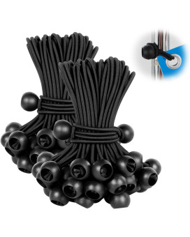 9 Inch Ball Bungee Cords 100 Pcs Bungie Cord Balls Tarp Tie Bungee Balls Tie For Canopy Camping Tarp Shelter Cargo Tent Poles