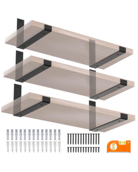 Ticonn Shelf Bracket 6 Pack 15 Thick Metal Shelf Brackets Heavy Duty For Room Home Office Garage J Type6 Pack 12