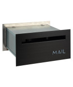 Brickin Chute Through The Wall Stainless Steel Mailbox Modern Architectural Locking Design 875 H X 1575 W Enhance Y