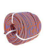 Elfinrm Arborist Tree Rope 12Inch By 150Ft 12 Strand Bull Rope Up To 8000Lbs Tensile Strength Blue And Orange