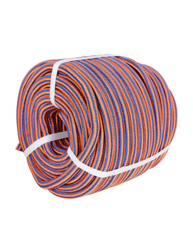 Elfinrm Arborist Tree Rope 12Inch By 150Ft 12 Strand Bull Rope Up To 8000Lbs Tensile Strength Blue And Orange