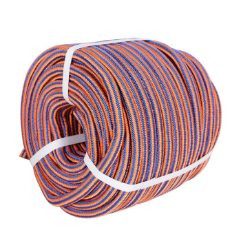 Elfinrm Arborist Tree Rope 12Inch By 150Ft 12 Strand Bull Rope Up To 8000Lbs Tensile Strength Blue And Orange