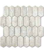 Vamos Tile Long Hexagon Peel And Stick Backsplash Tile 10 Sheets Stick On Backsplash For Kitchen And Bathroom 124 X 12 Inch B