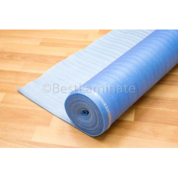 Bestlaminate Blue Vapor 3In1 Flooring Underlayment Bundle 500Sf 5 Rolls