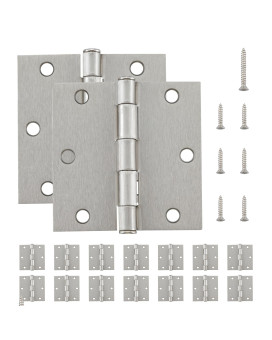 Home Master Hardware 35 In X 35 In Square Standard Door Hinges Residential Interior Bedroom Hardware Door Hinge Satin Nicke 1