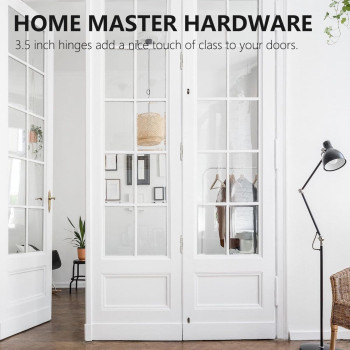 Home Master Hardware 35 In X 35 In Square Standard Door Hinges Residential Interior Bedroom Hardware Door Hinge Satin Nicke 1