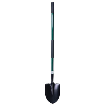 Vnimti Shovel For Digging 56 Inches Heavy Duty Shovel For Gardening Round Shovel For Digging With Fiberglass Handle Green