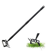 Garden Hoe 62 Inch Long Stirrup Hoe Garden Tools Cultivator For Weeding Heavy Duty Garden Hoe For Gardening Weeding With Adjus