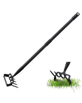 Garden Hoe 62 Inch Long Stirrup Hoe Garden Tools Cultivator For Weeding Heavy Duty Garden Hoe For Gardening Weeding With Adjus