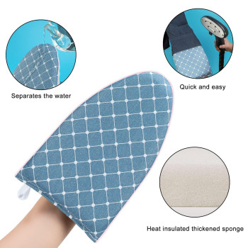 Cinpiuk Garment Steamer Ironing Gloves Anti Steam Glove Heat Resistant Garment Steamer Mitt Garment Steamer Accessories For Clo