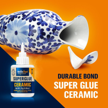 Super Glue For Ceramics And Porcelain 25G Waterproof High Temperature Resistant And No Smell