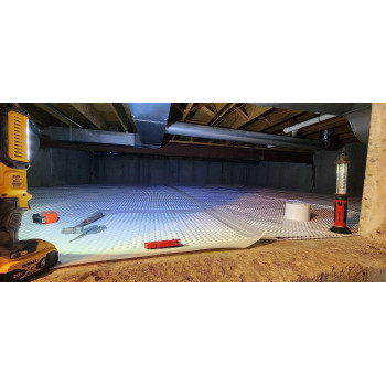 Whitecap Dimple Drainage Matting 4 X 50 Improves Water Movement And Drainage Waterproof Moisture Barrier Foundation Wrap